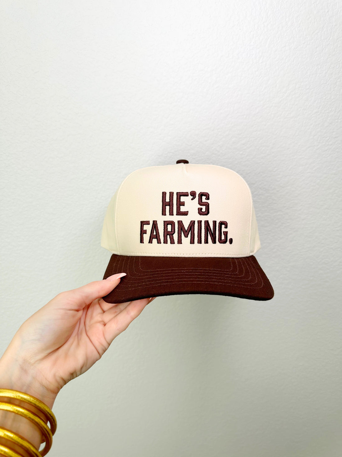 He's farming
