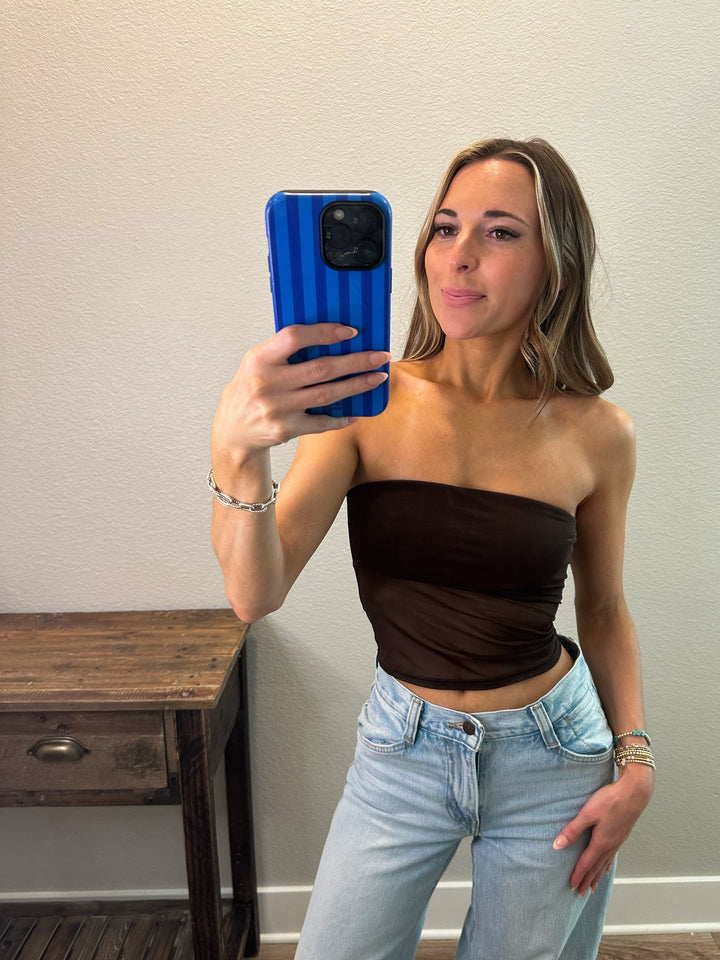 Mesh tube top