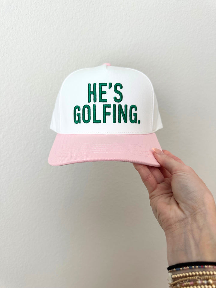 He’s Golfing